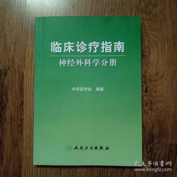 临床诊疗指南：神经外科学分册