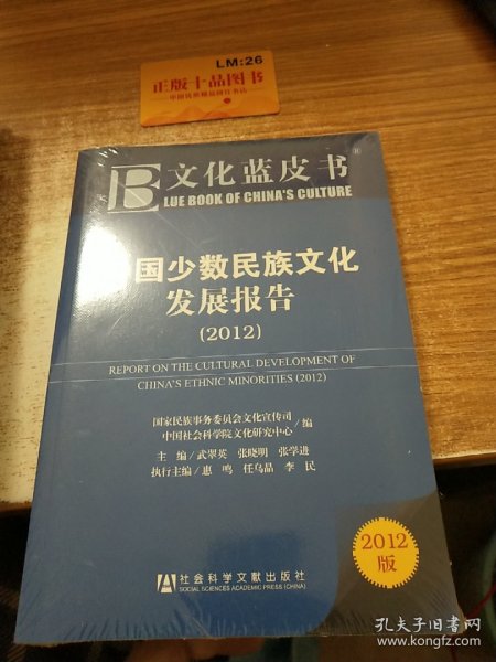 文化蓝皮书：中国少数民族文化发展报告（2012）