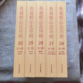 典藏精品连环画：岳飞传（全10册）32开仿竹面大精