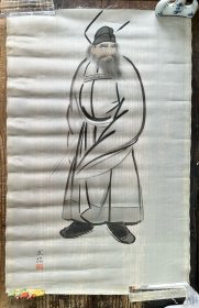 书画 绢本 钟馗 京林手绘