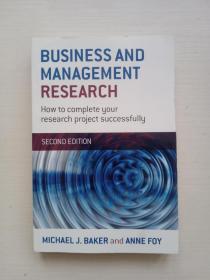 BUSINESS AND MANAGEMENT RESEARCH