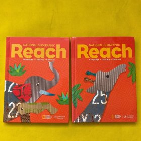 NATIONAL GEOGRAPHIC REACH LANGUAGE LITERACY CONTENT Level B Volume1-2（2本合售）精装