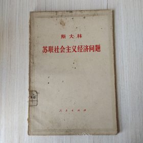斯大林，苏联社会主义经济问题