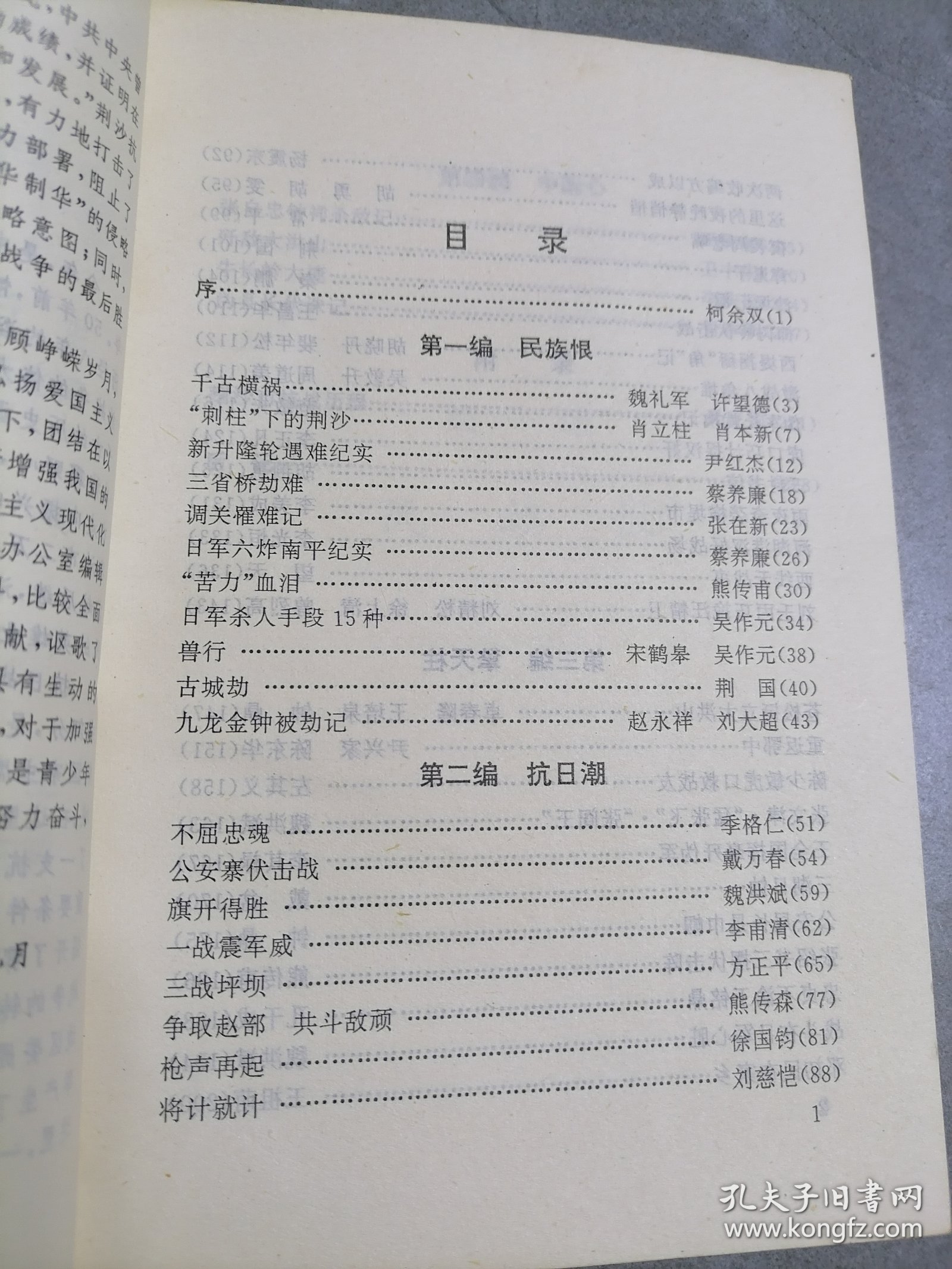 荆沙抗战纪实