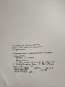 an oral history of trihal warfare:the meru of mt kenya