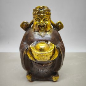 铜小财神一个 重约1200克