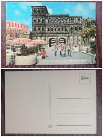 外国明信片，德国原版，特里尔建筑，品如图。，