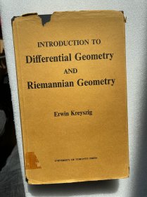 现货 Introduction to Differential Geometry and Riemannian Geometry