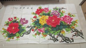 郭泰安牡丹画
