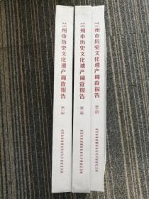 兰州市历史文化遗产调查报告（共3册）