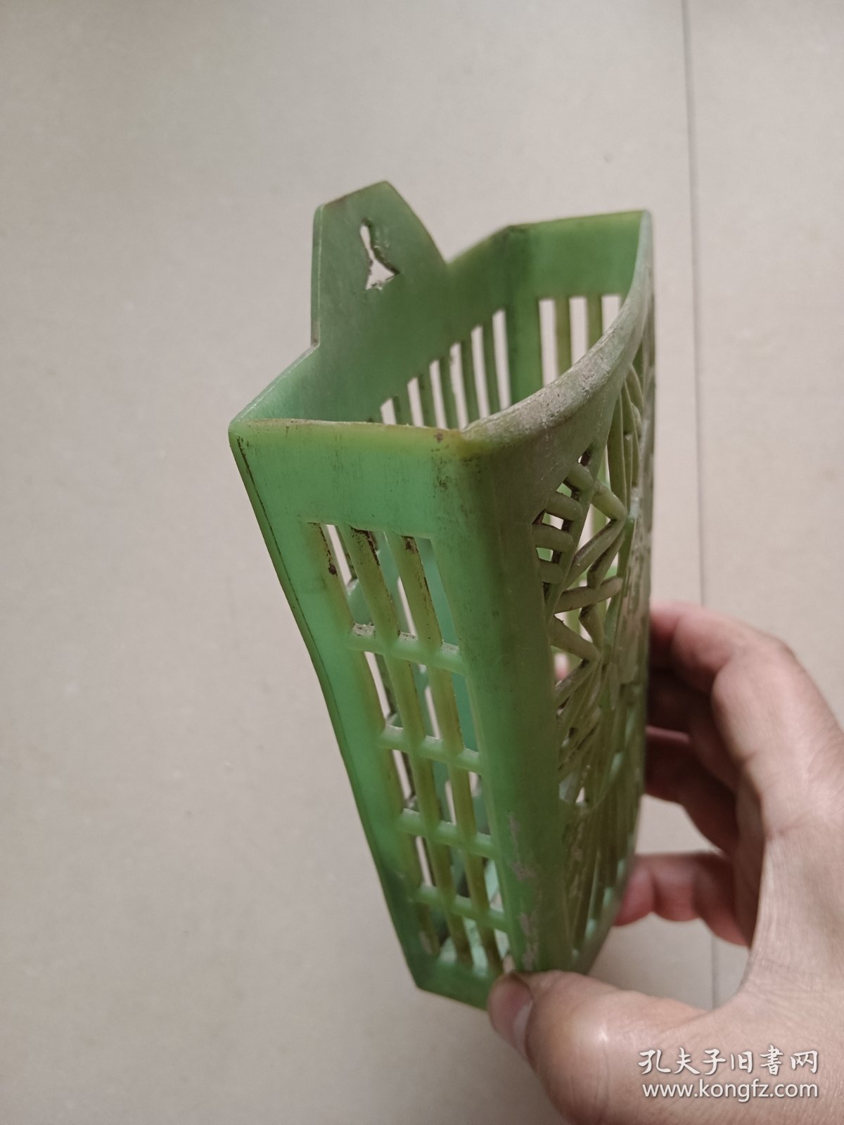 老筷子笼 塑料筷子筒 15×11/8