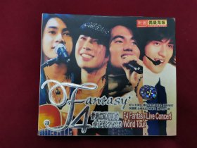 F4《香港红磡演唱会》全记录，双碟装VCD，碟片品好几乎无划痕！
