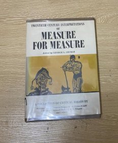 Measure for Measure：A Collection of Critical Essays   莎士比亚《一报还一报》研究论文集，收 G.wilson Knight 等众多经典评论，精装，1970年老版书