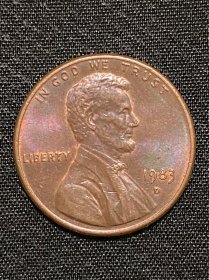 美国D厂1983年1美分硬币