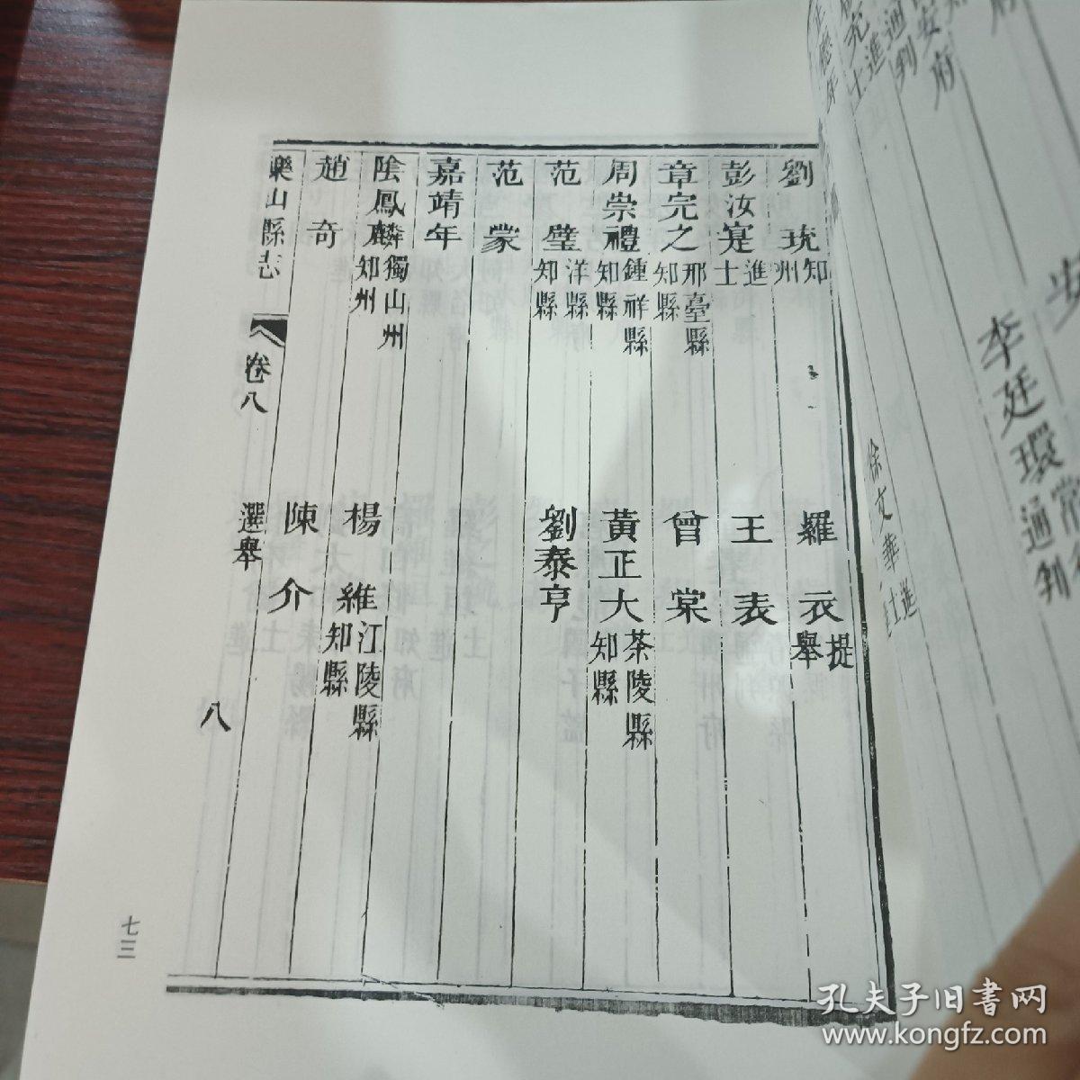 北京师范大学图书馆藏稀见方志丛刊续编，第26册，16开精装：内收
【嘉庆】乐山县志 二