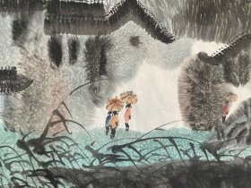 徐希 实物拍摄，品相如图，纯手绘。手机自然拍摄，无修图，保证与原图相符合，感谢关注与支持。如有疑问，请及时联系