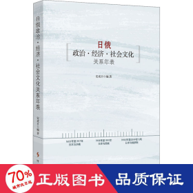 日俄政治·经济·社会文化关系年表