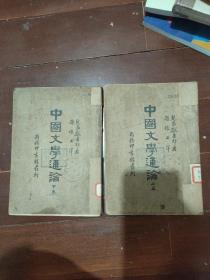 民国旧书----中国文学通论 （上 下卷）.