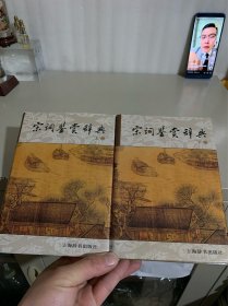 宋词鉴赏辞典（上下）品相非常好