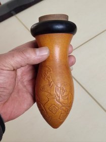 早期福禄寿童子蝈蝈葫芦