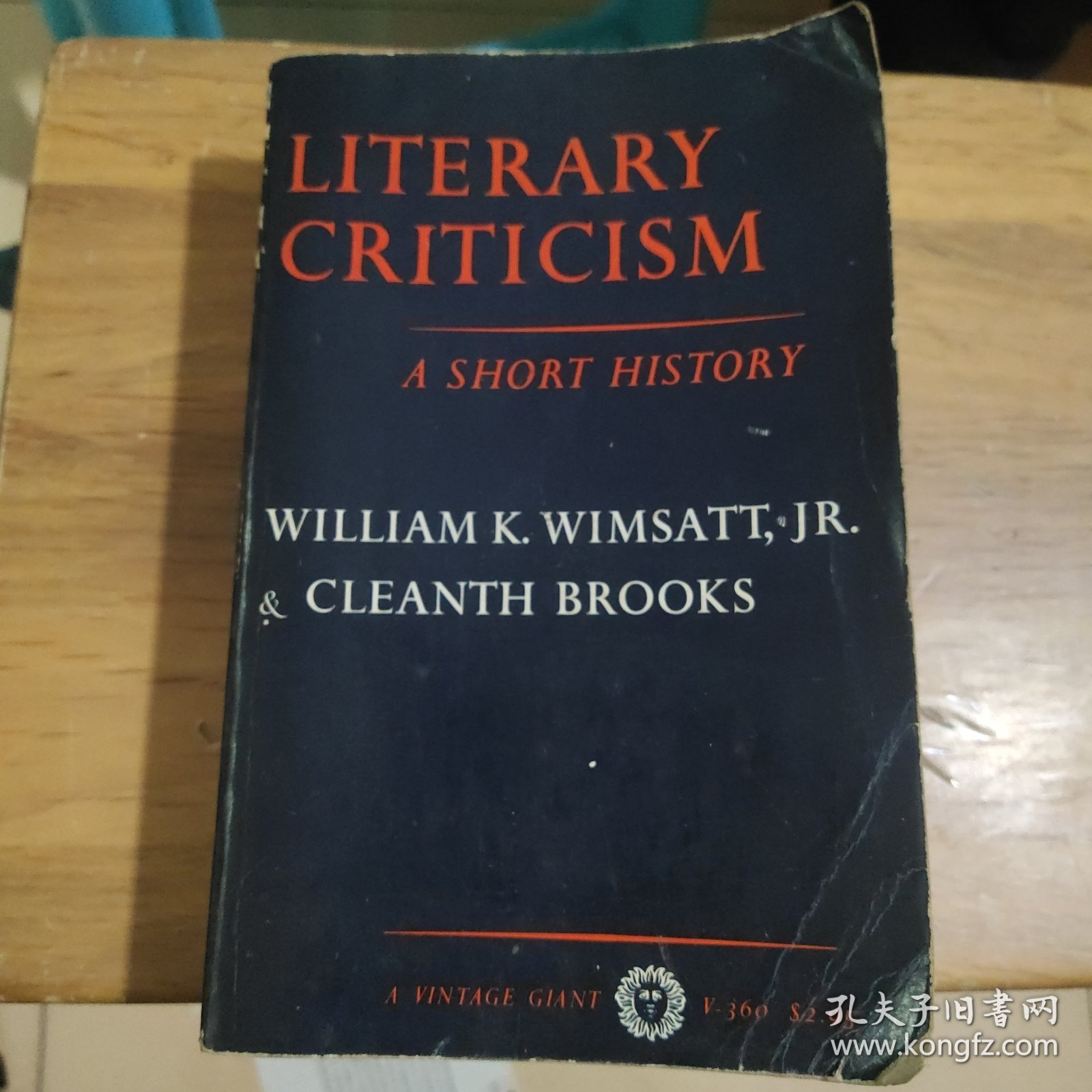literary criticism a short history