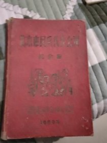 1959年北京市民兵代表会议纪念册封皮