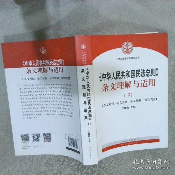 中华人民共和国民法总则 条文理解与适用（套装上下册）