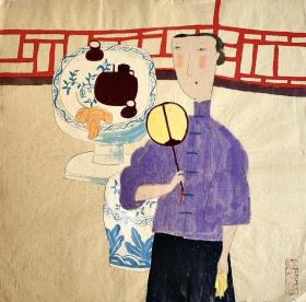国画人物小品101