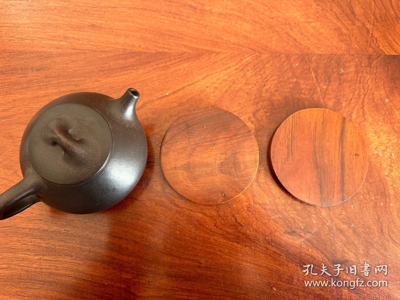 缅甸花梨大果紫檀圆形茶垫隔热垫