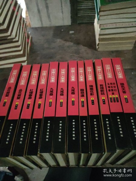 中国十大禁书：《剪燈新话》《醋葫芦》《品花宝鉴》《隔簾花影》《国色天香》《飞花艳想》《空空幻》《玉楼春》《红楼春梦》 《九尾龟》