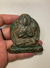 清代铜佛牌一个古玩古董收藏品