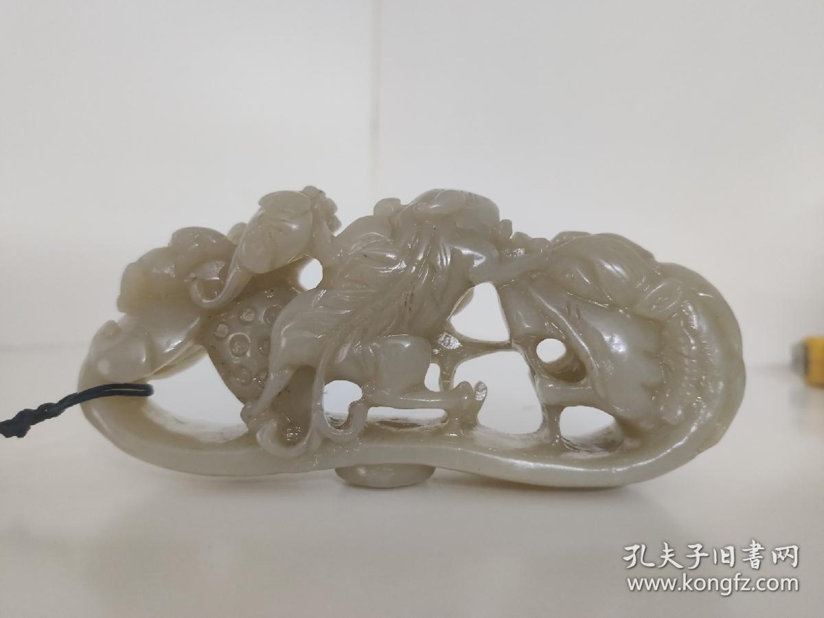 清代和田玉雕摆件把玩件