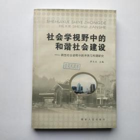 社會(huì)學(xué)視野中的和諧社會(huì)建設(shè):轉(zhuǎn)型社會(huì)進(jìn)程中的沖突與和諧研究