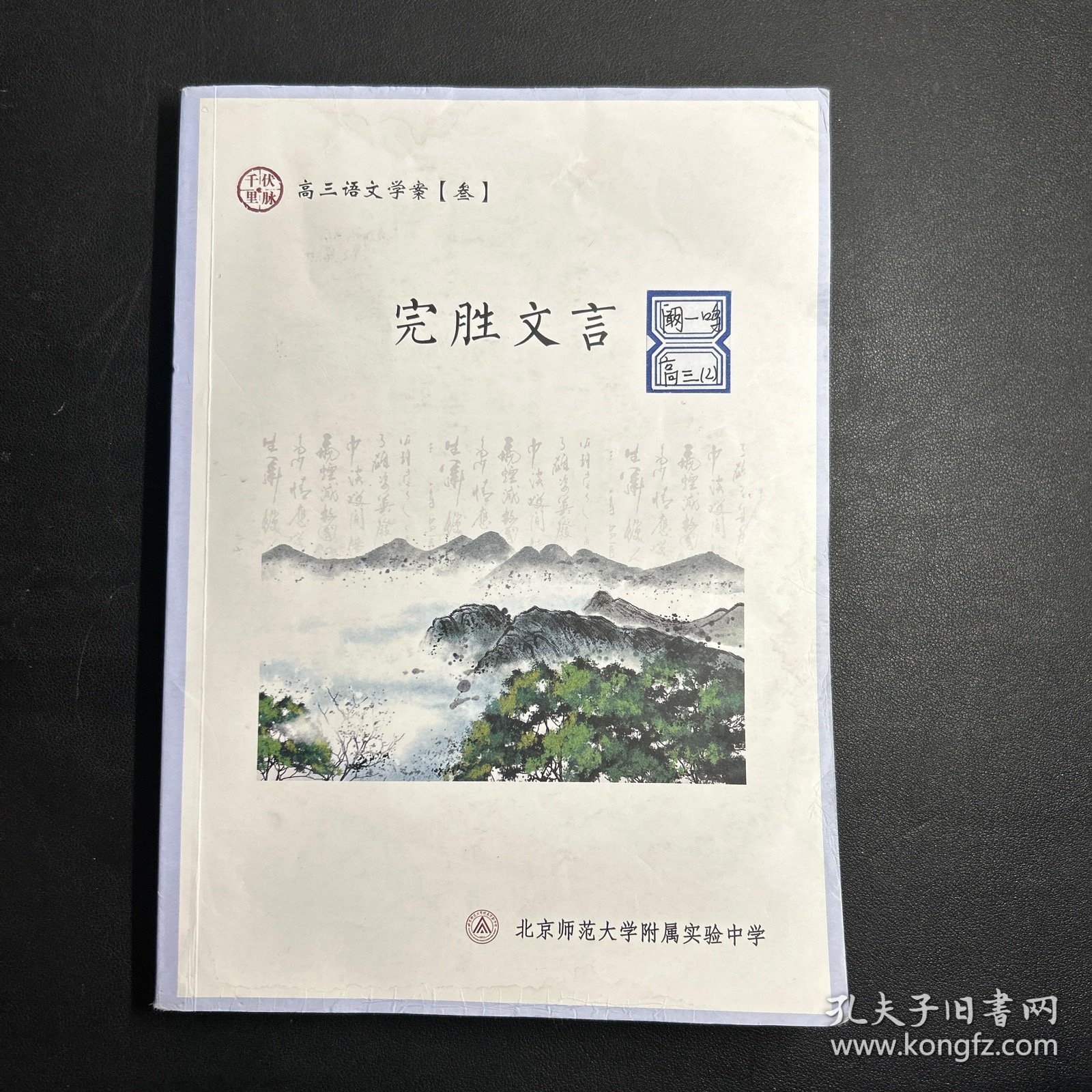 北京师范大学附属实验中学 高三语文学案：完胜文言 2025届 最新版
