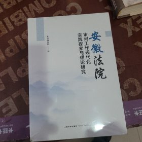 安徽法院审判工作现在化实践探索与理论研究