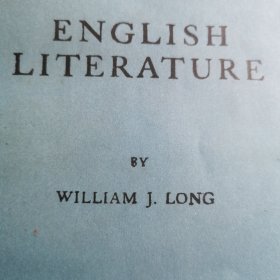 英国文学史。英文原版