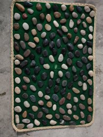 超大型天然鹅卵石坐垫长40厘米宽40厘米