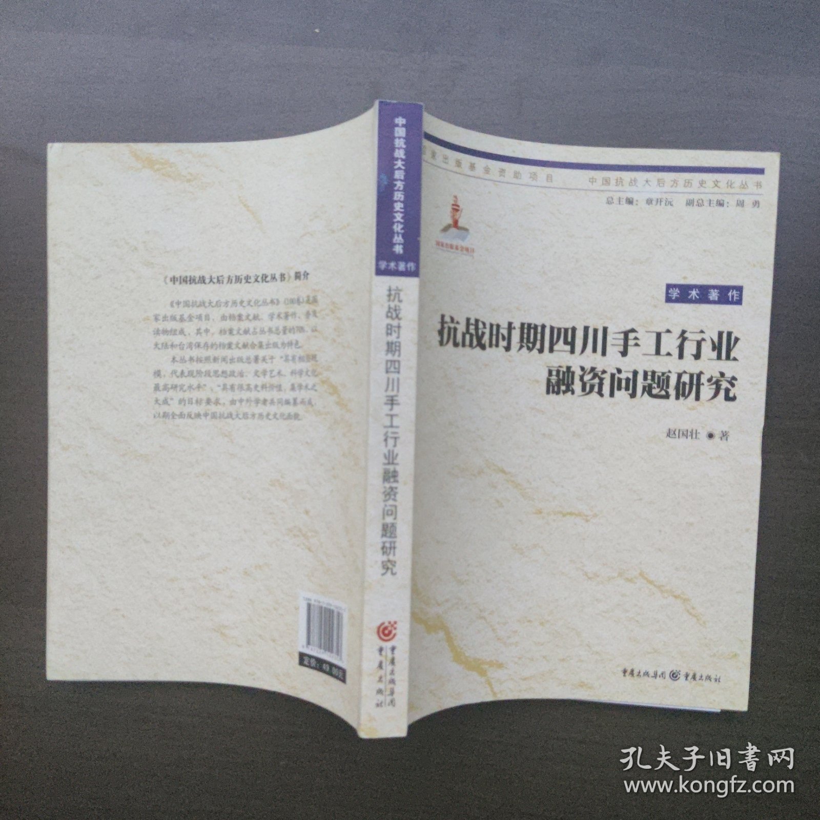 抗战时期四川手工行业融资问题研究（中国抗战大后方历史文化丛书）