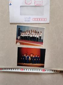 上海昆剧院演员95年纪念俞振飞诞辰百年演唱会照片两张合售