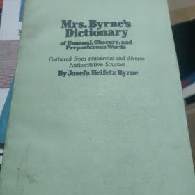 Mrs. Byrne's Dictionary

伯恩夫人的字典