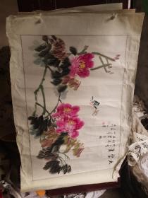 张炜国画牡丹 118.80 “东耘斋”主人，1958年5月17日生于北京，左手执笔作画，擅长写意花鸟。现任中国大风堂艺术研究院顾问、中国公共关系协会艺术委员会委员、中国文化艺术发展促进会榜书艺术研究会艺术委员会委员、北京陶然书画院副秘书长、北京传统书画艺术研究会理事、北京湖社画会理事、北京中山书画会会员、北京市丰台区文学艺术界联合会美术家协会会员、毛泽东思想学术研究会书画院会员等职。