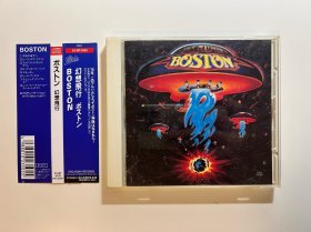 Boston - Boston，CD，89年日版，带侧标，硬摇滚，外壳磨痕，盘面有点痕迹