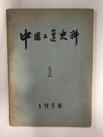 中国工运史料 1958 创刊号 品相好