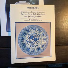 香港 苏富比 1988年5月17-18日 中国瓷器 大拍