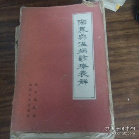 《伤寒与温病诊疗表解》（是现代胡友梅编著1958年出版的一部温病类中医著作，全书分鉴别根据、诊疗体系、病程划分和证型区别表解、方剂及其医疗作用四部分。着重阐述伤寒、温病两种学说是适应两种类型病症的诊疗方法，并对历代寒温派系争执的统一，作了初步探讨。学习张仲景伤寒杂病论、华佗金匮要略和吴鞠通温病条辨都应该参考的。）