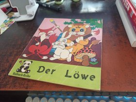 DER LOWE（儿童填色书，20开外文原版，疑似法德文，无写画）