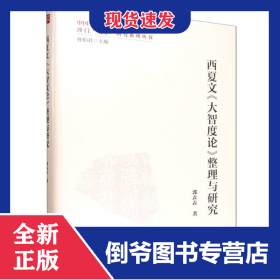 西夏文大智度论整理与研究(精)/冷门绝学研究系列丛书/中国少数民族文字古籍研究文库