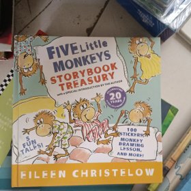 Five Little Monkeys Storybook Treasury 五只小猴子 英文原版