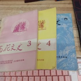 雨花文史（第 3.4.5 辑）3册合售