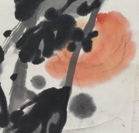 刘春华款国画纯手绘原装老裱